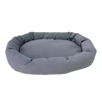 HOMEPET Silver лежанка овальная (60 х 45 х 10 см., Серая)