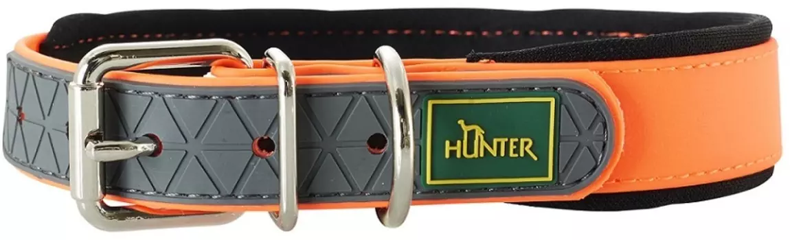 Hunter ошейник биотановый Convenience Comfort мягкая горловина (22-30 см., Оранжевый)