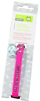 Hunter ошейник кожаный Smart Modern Luxus для кошек (Розовый)