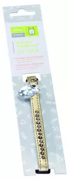 Hunter ошейник кожаный Smart Modern Luxus для кошек (Золотой)