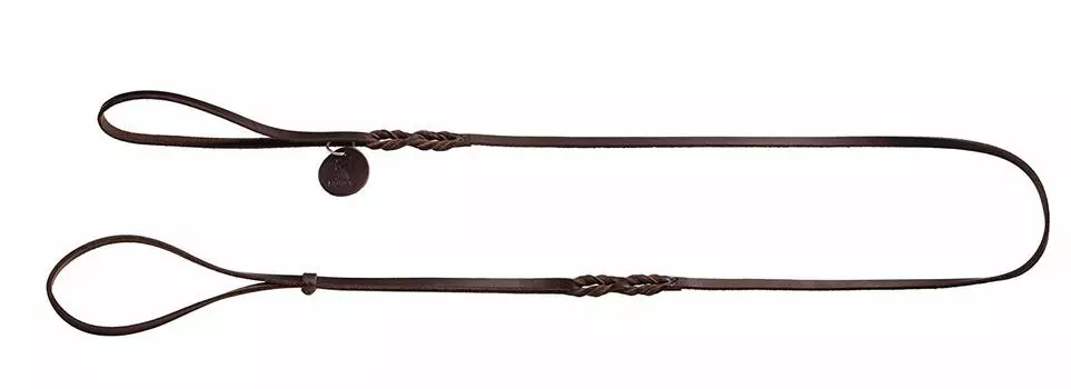 Hunter поводок кожаный Solid Education (100 см., Коричневый)