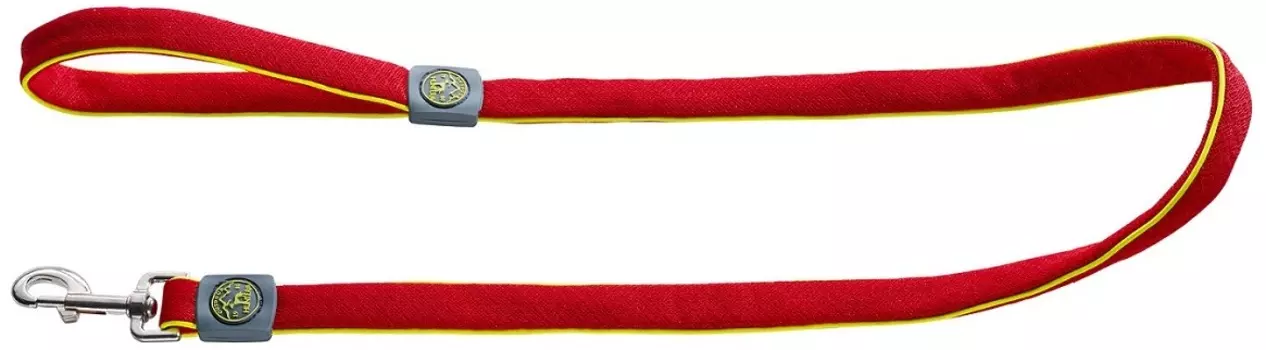 Hunter поводок Maui сетчатый текстиль (120 см. х 25 мм., Красный)