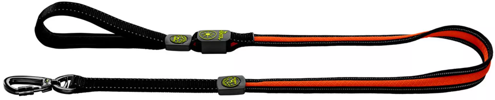 Hunter поводок нейлоновый LED Manoa Glow светящийся (120 см., Оранжевый)