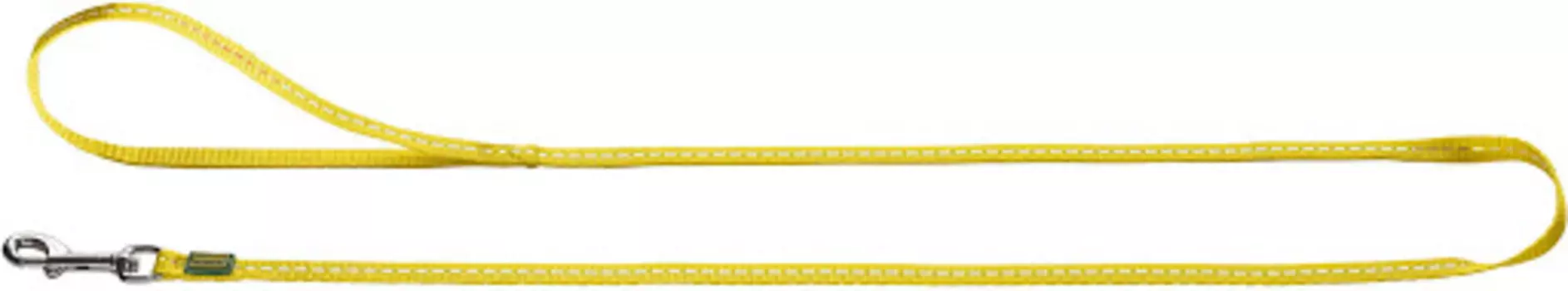 Hunter поводок нейлоновый Tripoli светоотражающий (100 см. х 15 мм., Желтый)