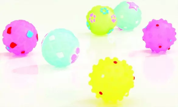 I.P.T.S игрушка "Мячик светящийся в темноте" для собак (5 см.)