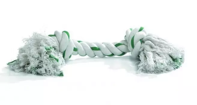 I.P.T.S игрушка "Канат с 2-мя узлами" мятный вкус для собак (32 см.)