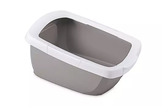 Imac Funny туалет для кошек с высокими бортами (Темно-серый)