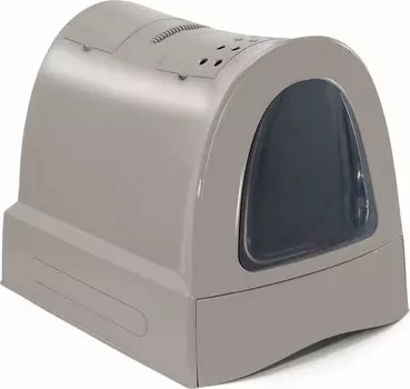 Imac Zuma туалет для кошек закрытый (Темно-серый)