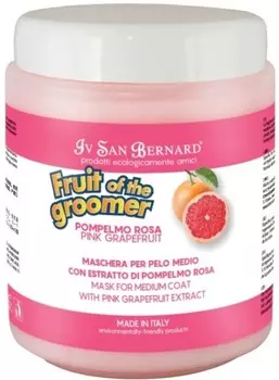 ISB Fruit of the Grommer Pink Grapefruit Восстанавливающая маска для шерсти средней длины с витамина (250 мл.)
