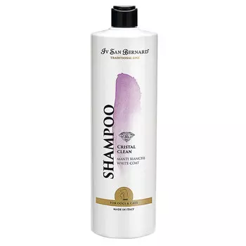 ISB Traditional Line Cristal Clean Шампунь для устранения желтизны шерсти (1 л.)