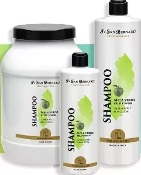 ISB Traditional Line Green Apple Шампунь для длинной шерсти (1 л.)