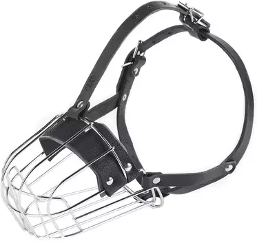 JULIUS-K9 намордник металлический для собак c укороченной мордой (34,5 х 10 х 10,5см.)