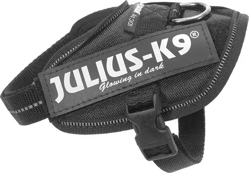 JULIUS-K9 шлейка для собак IDC-Powerharness 1 (23-30 кг) (63-85 см., Черный)