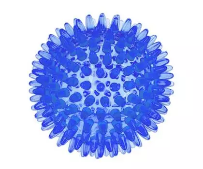 Каскад игрушка "Мяч с шипами Marli" с пищалкой для собак (9 см.)