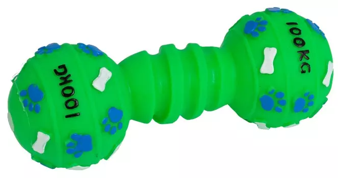 Каскад игрушка "Гантель" для собак (16 см., Зеленый)