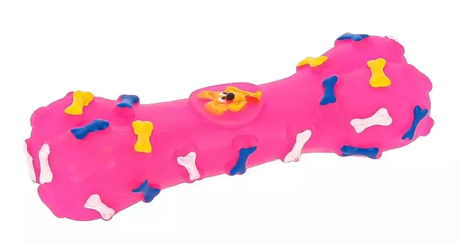 Каскад игрушка "Косточка с рисунком" для собак (16 см.)