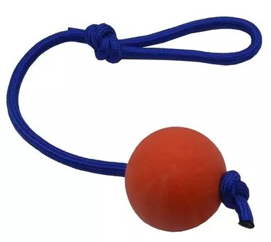 Каскад игрушка Strong "Мяч на веревке" плавающий для собак (6 см.)