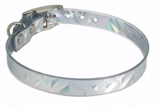 Каскад ошейник "Синтетик" Серебро (25-35 см.)