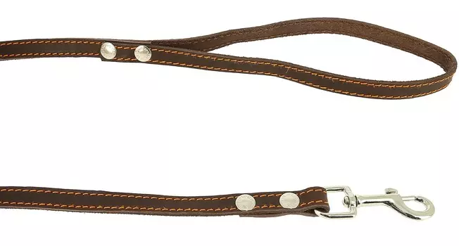 Каскад поводок кожаный (15 мм.)