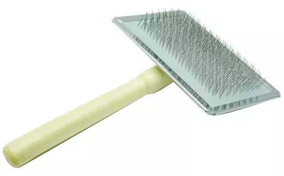 Каскад пуходерка с деревянной ручкой (L)