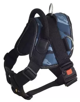 Каскад шлейка нейлоновая с грудью, фаст с блокировкой (S, Камуфляж)