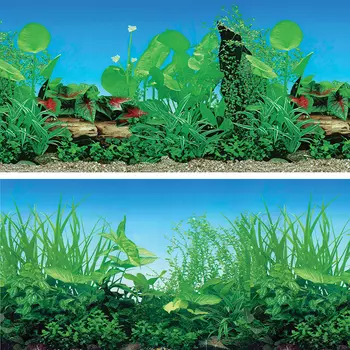 Laguna фон Прибрежные заросли/Зеленый микс (30 х 60 см.)