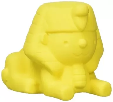 Латексная игрушка из серии "Мировые чудеса" в виде Сфинкса для собак (Япония) (Желтый)