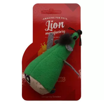 Lion игрушка для кошек крыс с натуральным мехом
