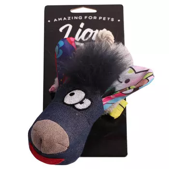 Lion игрушка "Мордастик" для собак (17 см.)