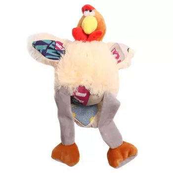 Lion игрушка "Петух Петька" мягкая с хрустящим звуком для собак (41 см.)