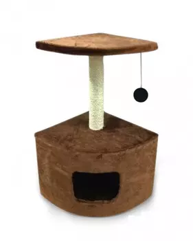 Lion Когтеточка-комплекс угловой LMK132 (40 х 40 х 80 см.)