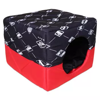 Lion Лежанка кубик Спартак SM (44 х 44 х 35 см., Черный)