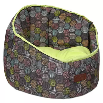 Lion Лежанка "Грэй" LM00103-18 круглая, с высокими бортиками (40 х 40 х 31 см.)