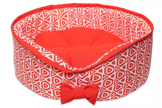 Lion Лежанка "Соня" LM4060-058 круглая, с бортами (41 х 41 х 17 см.)