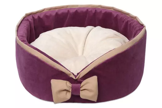 Lion Лежанка "Соня" LM4060-202b круглая, с бортами (41 х 41 х 16 см.)