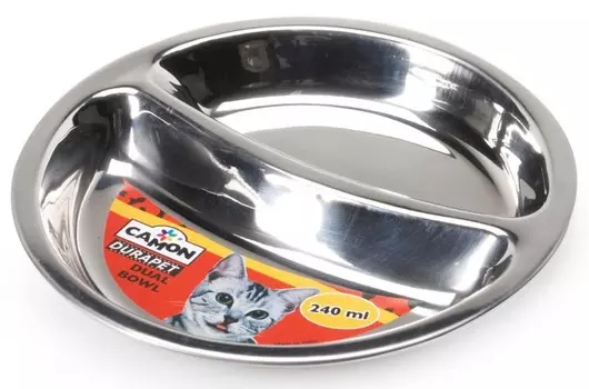 Lion Миска металлическая с разделителем (240 мл.)