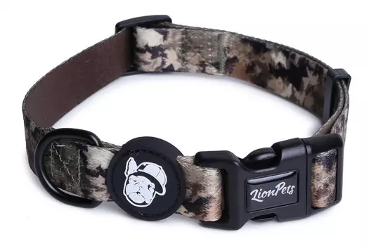 Lion ошейник для собак с рисунком из полиэстера LPO-00500 (15мм*19-28 см., Камуфляж)