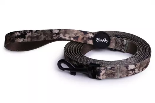 Lion поводок для собак с рисунком из полиэстера LP-700 (3 м. х 25 мм., Камуфляж)