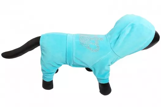 Lion Велюровый комбинезон "Crown" LM915 (Голубой, M, 25 см.)