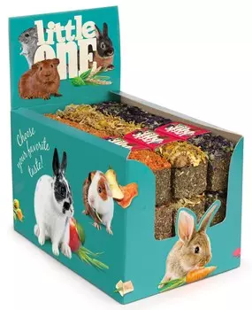 Little One Палочка из луговых трав с топпингом, ассорти (морковь, календула, мальва) (Ассорти, 1 шт.)