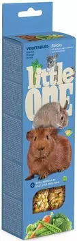 Little One Палочки для морских свинок, кроликов и шиншилл (Овощи, 2*60 г.)