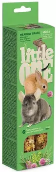 Little One Палочки для морских свинок, кроликов и шиншилл (Луговые травы, 2*55 г.)