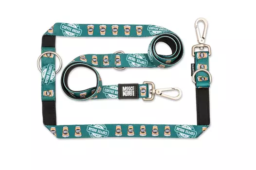 Max & Molly мультифункциональный поводок Кофе-брейк (S)