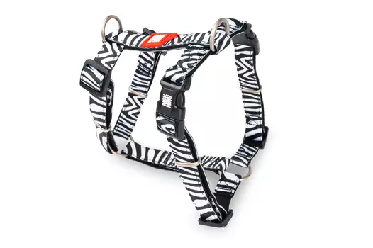 Max & Molly Н-образная шлейка Зебра (S)