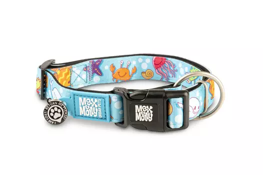 Max & Molly Smart ID ошейник для собак Голубой океан (L)