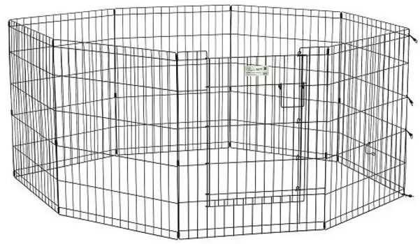 Midwest вольер Life Stages 8 панелей с дверью (черный) (61 х 76 см.)