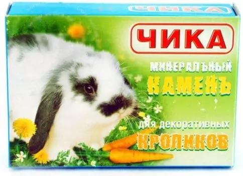Минеральный камень Чика для кроликов