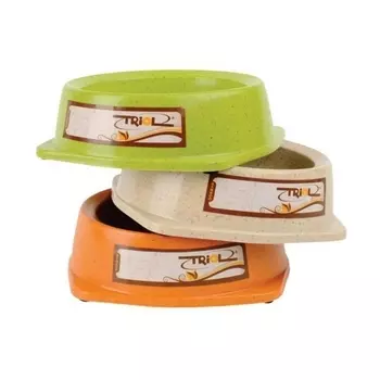 Triol Миска из бамбука и пластика для собак (0,5 л.)