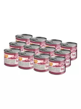 Мнямс "Клефтико по-афински" консервы для собак всех пород (Ягненок с морковью, 200 г. упаковка 12 шт)