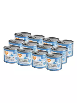 Мнямс Мусс по-французски консервы для щенков до 4 месяцев (Индейка и цукини, 200 г. упаковка 12 шт)